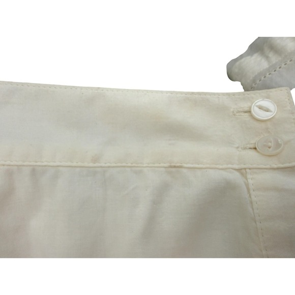 Ralph Lauren LRL  Skirt 14 A Line Off White Cotton Pintuck Cottagecore Prairie - Picture 11 of 11
